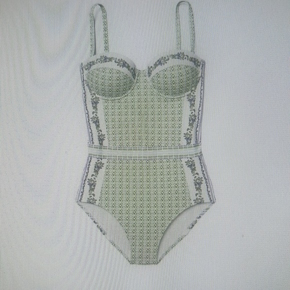 Tory Burch NWT Lipsi Swimsuit in Botanical Garden  S - Picture 2 of 10